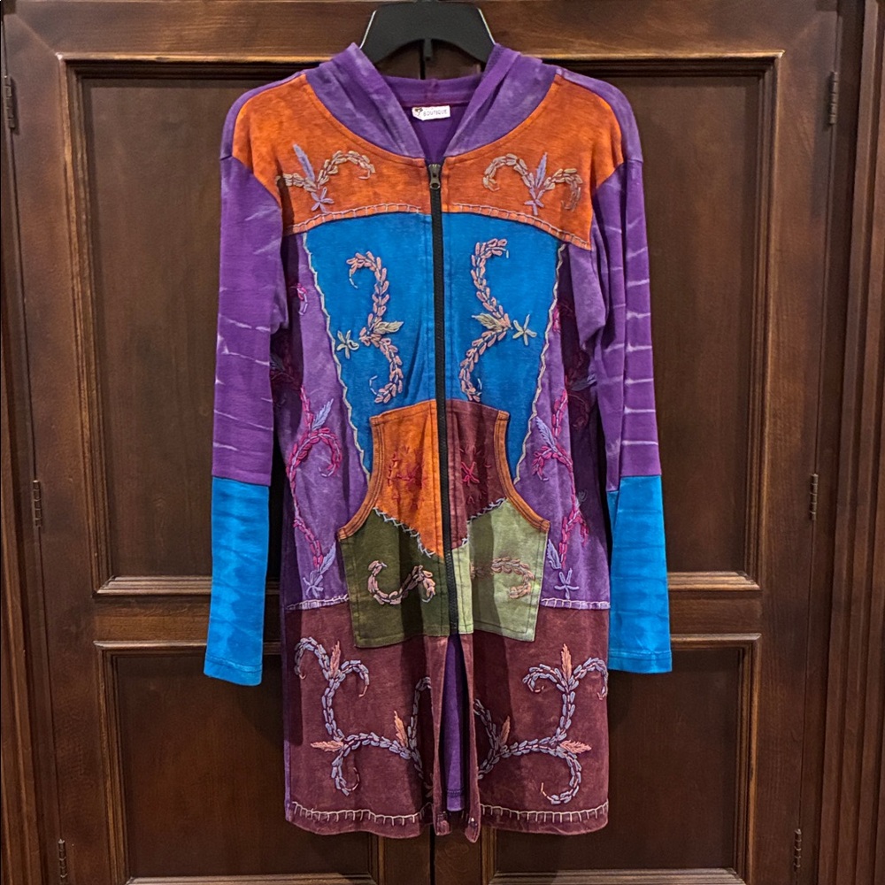 India Boutique Colorful Embroidered Women's Tunic/Jacket